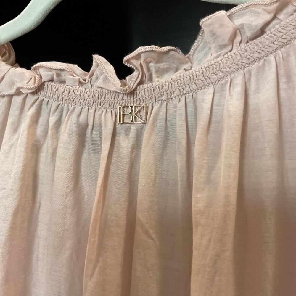 Bird & Knoll Petal Pink Tiered‎ Dress Silk Cotton coquette feminine - Picture 6 of 9